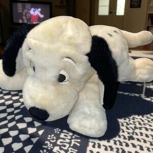 Disney 101 Dalmatians Lucky Dog Puppy Plush 12" Spotted Stuffed Animal Toy Decor